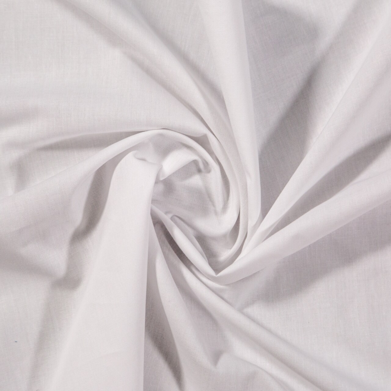 1 Yard White Calendered Organic Cotton Oxford Sustainable Shirting Fabric 60 inch Width